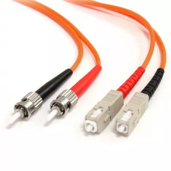 StarTech.com optiskās šķiedras kabelis - daudzmodu duplekss 62.5/125 - LSZH - ST/SC - 2 m