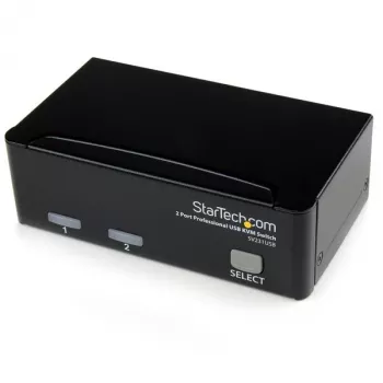 StarTech.com 2 Portu Profesionāls USB KVM Slēdzis Komplekts ar Kabeļiem
