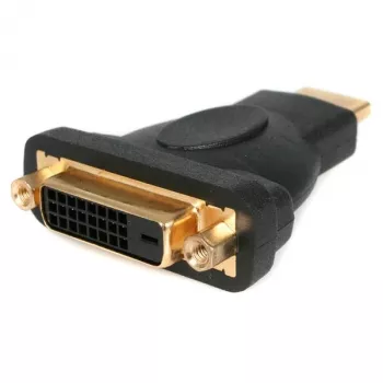 StarTech.com HDMI uz DVI-D video kabeļa adapteris – vīriešu/sieviešu, HDMI, DVI-D, Melns