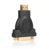 StarTech.com HDMI uz DVI-D video kabeļa adapteris – vīriešu/sieviešu, HDMI, DVI-D, Melns