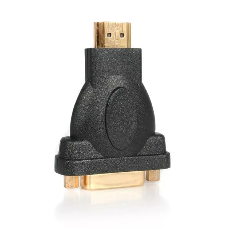 StarTech.com HDMI uz DVI-D video kabeļa adapteris – vīriešu/sieviešu, HDMI, DVI-D, Melns