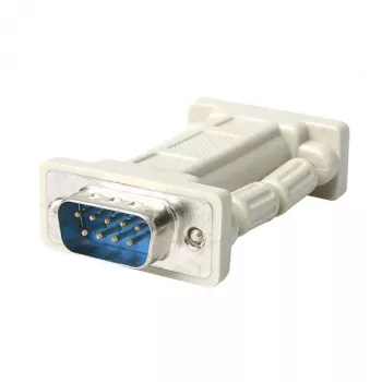 StarTech.com DB9 RS232 seriālais nulles modema adapteris - M/F, DB9, DB9, Pelēks