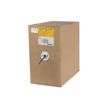 StarTech.com Bulk Cat6 Ethernet kabelis - 304.9 m - savīts - CM klase sienas montāžai - zils