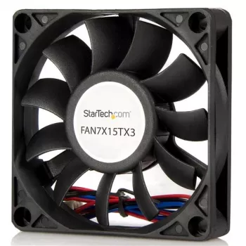 StarTech.com 70x15mm Rezerves Datora Korpusa Ventilators ar Lodīšu Gultni un TX3 Savienotāju