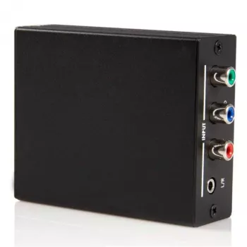 StarTech.com komponentu uz HDMI video pārveidotājs ar audio, melns, RoHS, CE, FCC, 1080p, HDMI, 5 V, 80 mm