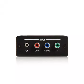 StarTech.com komponentu uz HDMI video pārveidotājs ar audio, melns, RoHS, CE, FCC, 1080p, HDMI, 5 V, 80 mm