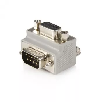 StarTech.com Labā leņķa DB9 uz DB9 seriālā kabeļa adapteris 2. tips - vīriešu/sieviešu