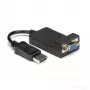 StarTech.com DisplayPort uz VGA adapteris - aktīvs DP uz VGA pārveidotājs - 1080p video - izturīgs - DP/DP++ avots uz VGA monitora kabeļa adaptera dongle - DP 1.2 uz VGA - fiksējošs DP savienotājs