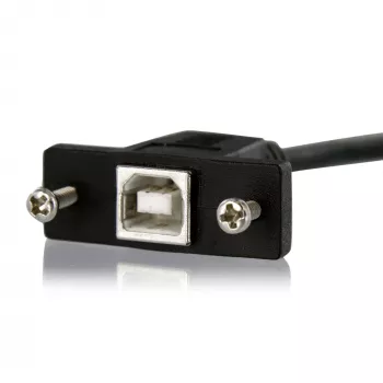 StarTech.com 0,3 m paneļmontāžas USB kabelis B-B, F/M