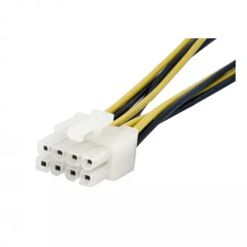 StarTech.com 6 collu 4 kontaktu uz 8 kontaktu EPS barošanas adapteris ar LP4 - F/M