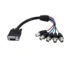 StarTech.com VGA uz 5 BNC RGBHV kabelis, 0.3 m, HD15 vīriešu/BNC sieviešu