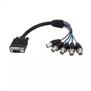 StarTech.com VGA uz 5 BNC RGBHV kabelis, 0.3 m, HD15 vīriešu/BNC sieviešu