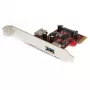 StarTech.com PCI Express USB 3.0 (USB 3.2 Gen 1) karte ar 2 portiem, 1 iekšējais, 1 ārējais, UASP atbalsts