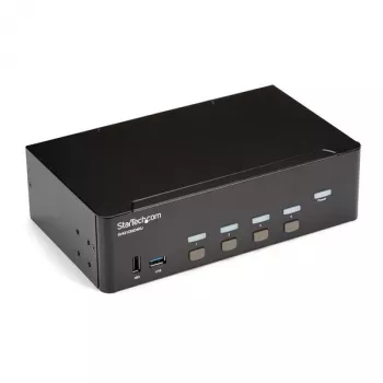 StarTech.com 4 Portu HDMI KVM Slēdzis - 4K 30Hz - Divi Displeji