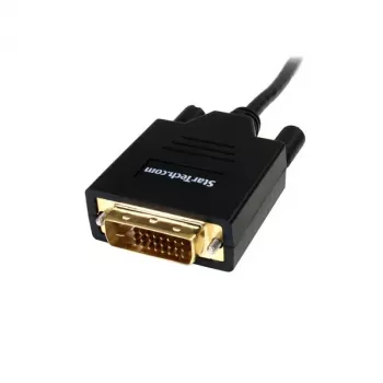 StarTech.com 1,8m Mini DisplayPort uz DVI kabelis - Mini DP uz DVI adapteris - 1080p video - pasīvs mDP uz DVI-D Single Link, mDP vai Thunderbolt 1/2 Mac/PC uz DVI monitoru/displeju