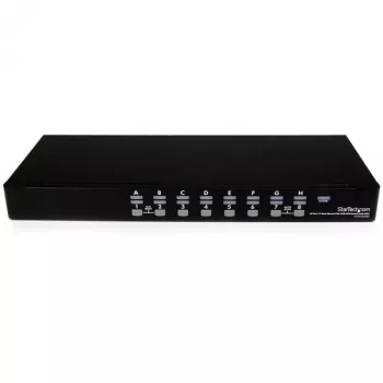 StarTech.com 16 portu 1U plaukta USB KVM slēdzis komplektā ar OSD un kabeļiem