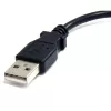 StarTech.com 6 collu Micro USB kabelis - A uz Micro B, 0.1524 m, USB A, Micro-USB B, vīriešu/vīriešu, 0.48 Gbit/s, melns