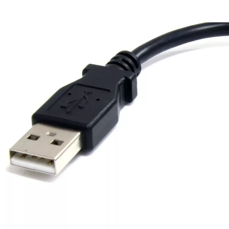 StarTech.com 6 collu Micro USB kabelis - A uz Micro B, 0.1524 m, USB A, Micro-USB B, vīriešu/vīriešu, 0.48 Gbit/s, melns