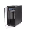 StarTech.com 4-Post 25U Server Rack Cabinet, Slēdzams 19 collu datu skapis datoru/AV/IT aprīkojumam, biroja/mājas tīkla statīvs ar riteņiem un regulējamām montāžas sliedēm
