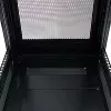 StarTech.com 4-Post 25U Server Rack Cabinet, Slēdzams 19 collu datu skapis datoru/AV/IT aprīkojumam, biroja/mājas tīkla statīvs ar riteņiem un regulējamām montāžas sliedēm