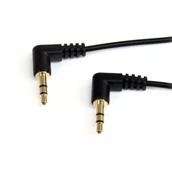 StarTech.com 3 pēdu slaids 3.5mm taisnleņķa stereo audio kabelis - vīriešu/vīriešu