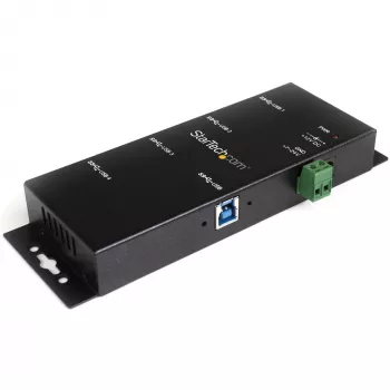 StarTech.com 4-Portu Industriālais USB 3.0 Centrmezgls ar ESD Aizsardzību