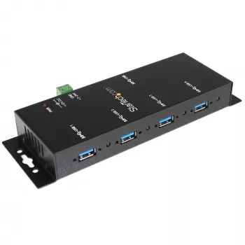 StarTech.com 4-Portu Industriālais USB 3.0 Centrmezgls ar ESD Aizsardzību