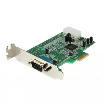 StarTech.com 1-porta PCI Express RS232 seriālā adaptera karte - PCIe RS232 seriālā kontrollera karte - PCIe uz Serial DB9 - 16550 UART - zema profila paplašināšanas karte - Windows un Linux