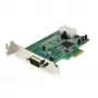 StarTech.com 1-porta PCI Express RS232 seriālā adaptera karte - PCIe RS232 seriālā kontrollera karte - PCIe uz Serial DB9 - 16550 UART - zema profila paplašināšanas karte - Windows un Linux