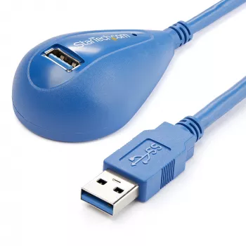 StarTech.com 5 pēdu galda USB 3.0 pagarinātājkabelis - A uz A vīrieša/sievietes