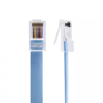 StarTech.com 6 pēdu Cisco konsoles rollover kabelis - RJ45 vīriešu/vīriešu, 1,8 m, RJ-45, RJ-45, Zils
