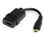 StarTech.com Micro HDMI uz HDMI adapteris - 4K 30Hz video - izturīgs ātrgaitas Micro HDMI Type-D uz HDMI 1.4 pārveidotājs/kabeļa adapteris - Ultra HD HDMI monitoriem, TV un displejiem - M/F