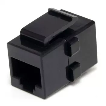 StarTech.com Cat6 RJ45 Keystone Jack tīkla savienotājs - F/F, melns