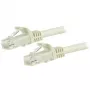 StarTech.com 15m CAT6 Ethernet kabelis - balts CAT 6 Gigabit Ethernet vads - 250MHz 100W PoE RJ45 UTP tīkla/patch vads bez aizķeršanās ar stiepes atslodzi, individuāli pārbaudīts