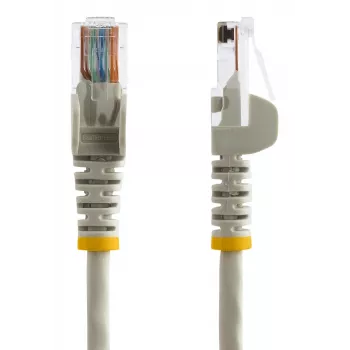 StarTech.com Cat5e Patch Kabelis ar Snagless RJ45 Savienotājiem - 15m, Pelēks