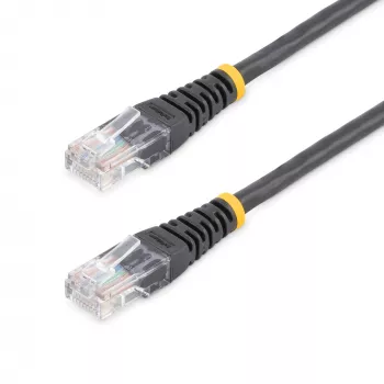 StarTech.com Cat5e Patch Kabelis ar Lietiem RJ45 Savienotājiem - 15 m - Melns