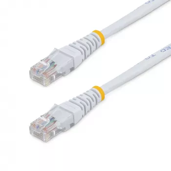 StarTech.com 15m balts Cat5e veidots RJ45 UTP kabelis - 15 m savienojuma vads