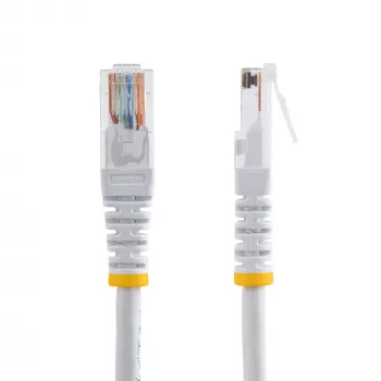 StarTech.com 15m balts Cat5e veidots RJ45 UTP kabelis - 15 m savienojuma vads