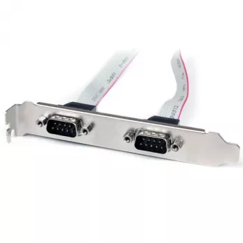 StarTech.com 2 Portu 16 collu DB9 Seriālā Porta Kronšteins uz 10 Pinu Savienotāju