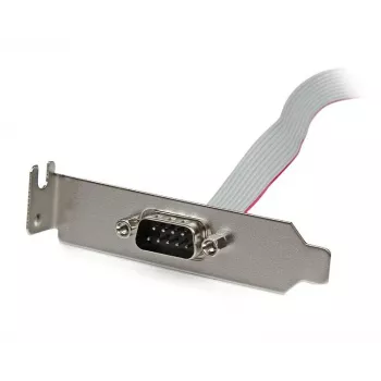 StarTech.com 1 Ports 16 collu DB9 seriālā porta kronšteins uz 10 kontaktu savienotāju - zema profila