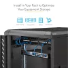 StarTech.com 2U servera statīva plaukts - universāls konsoles plaukts 19 collu tīkla iekārtu statīvam un skapim - izturīgs tērauds – svara ietilpība 23 kg - 22 collu dziļa paplāte, melns