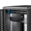 StarTech.com 2U servera statīva plaukts - universāls konsoles plaukts 19 collu tīkla iekārtu statīvam un skapim - izturīgs tērauds – svara ietilpība 23 kg - 22 collu dziļa paplāte, melns