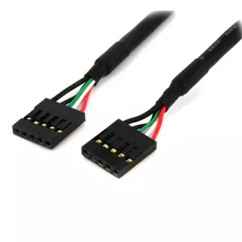 StarTech.com 24 collu iekšējais 5-pin USB IDC mātesplates savienotāja kabelis F/F