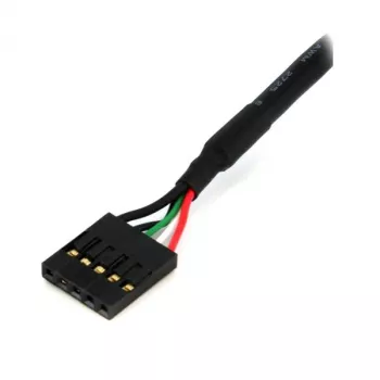 StarTech.com 24 collu iekšējais 5-pin USB IDC mātesplates savienotāja kabelis F/F