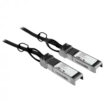 StarTech.com Cisco SFP-H10GB-CU3M saderīgs 3m 10G SFP+ tiešās pievienošanas Twinax kabelis - 10GbE SFP+ vara DAC 10 Gbps zema enerģijas patēriņa pasīvais Mini GBIC/transceivera modulis DAC Firepower ASR920 ASR9000