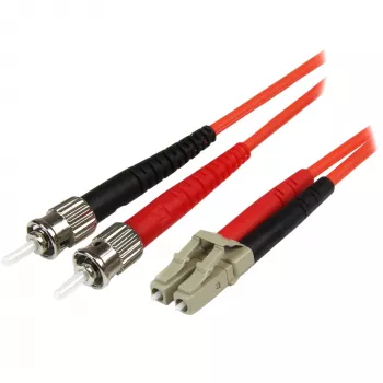 StarTech.com 1m optiskās šķiedras kabelis - daudzmodu duplekss 50/125 - LSZH šķiedras džemperis - LC/ST