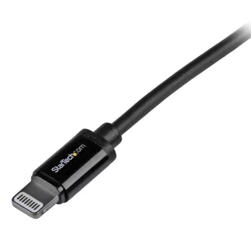 StarTech.com 1 m USB uz Lightning kabelis - iPhone / iPad / iPod lādētāja kabelis - ātrā uzlāde - Apple MFi sertificēts - melns