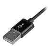 StarTech.com 1 m USB uz Lightning kabelis - iPhone / iPad / iPod lādētāja kabelis - ātrā uzlāde - Apple MFi sertificēts - melns
