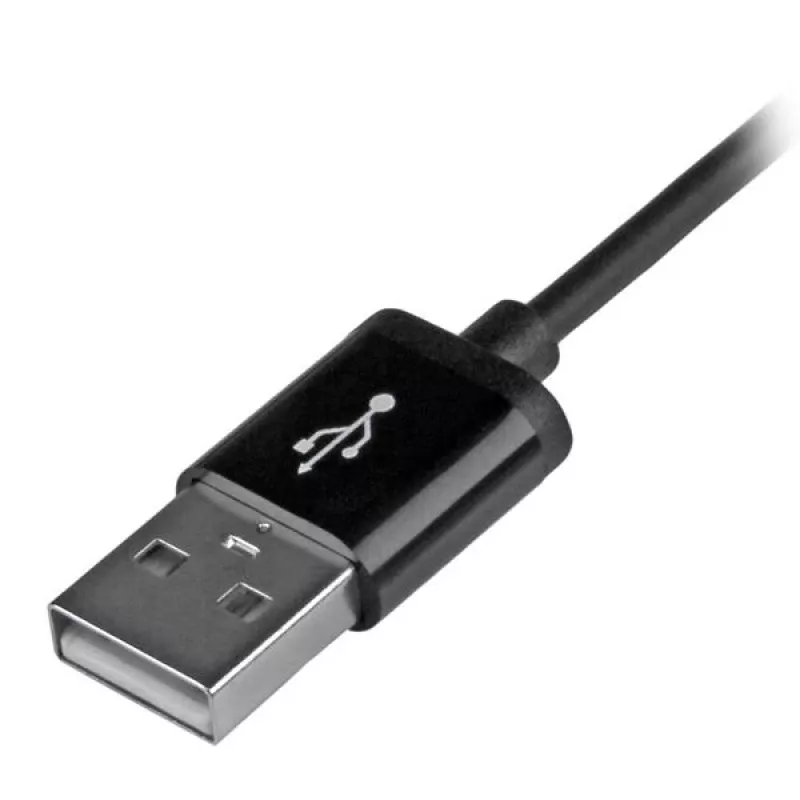 StarTech.com 1 m USB uz Lightning kabelis - iPhone / iPad / iPod lādētāja kabelis - ātrā uzlāde - Apple MFi sertificēts - melns