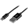 StarTech.com 1 m USB uz Lightning kabelis - iPhone / iPad / iPod lādētāja kabelis - ātrā uzlāde - Apple MFi sertificēts - melns